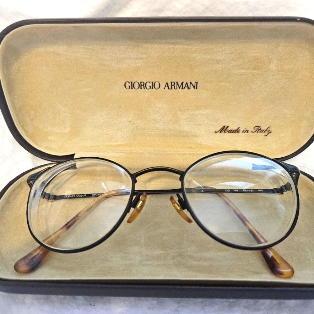 Giorgio Armani frame glasses 132 748 49□21. 190
